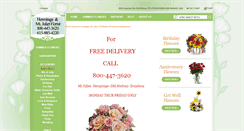 Desktop Screenshot of hermitageflorist.net