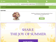 Tablet Screenshot of hermitageflorist.net